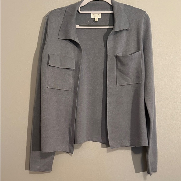 Cyrus Sweaters - Cyrus Lily Blue Women's Cardigan/Jacket